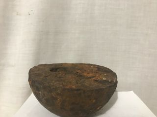 Civil War Dug Half Solid Shot Cannon Ball Safe Relic 5