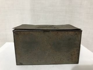 Rare Civil War US Artillery Friction Primer Tin Box Frankford Arsenal 2