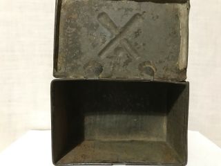 Rare Civil War US Artillery Friction Primer Tin Box Frankford Arsenal 6