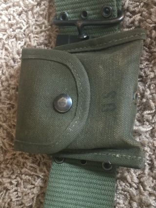 WWII US 1911A1 holster and belt combo - - 1942 date 7