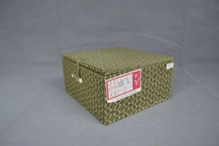 Vintage Chinese Oriental Jade Hardstone Carving Elephant Stand & Box 10