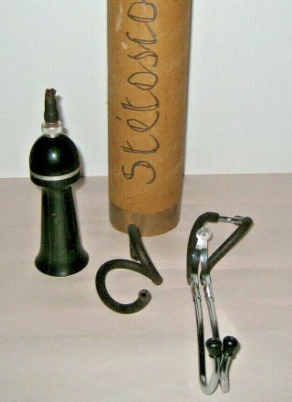 Antique No 770 Facom France Stethoscope Biaural Trumpet