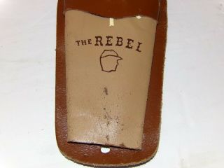 JOHNNY YUMA THE REBEL WESTERN TV HOLSTER & BELT OLD NICK ADAMS VINTAGE 2