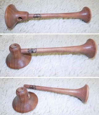 Vintage Wooden Stethoscope Medical Monaural Doctor Tool Instrument Length - 7 "