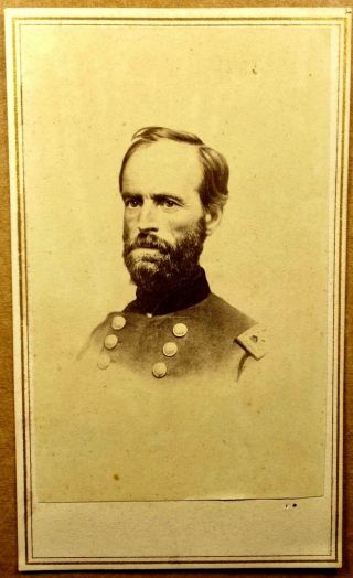 Cdv Gen.  William Tecumseh Sherman - Civil War E 2