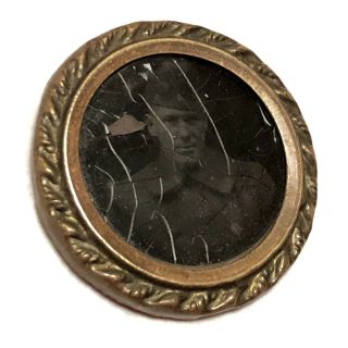 Ww1 Photo Pin - U.  S.  Soldier - Rare & -