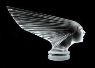 Art Deco Glass Car Mascot Figurine 