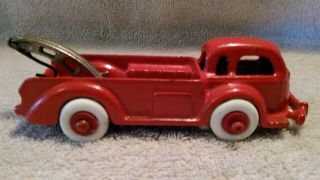 Hubley Tow Truck Wrecker Toy Cast Iron 5 - 1/4 Inch Long Hard To Find Repainted