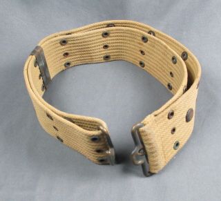 Vintage Wwi 1918 Mills Woven Cartridge Pistol Belt