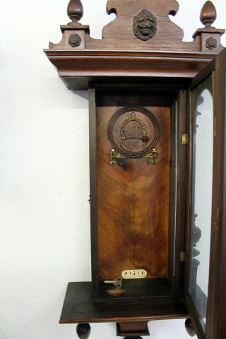 Antique Wall Clock Chime Clock Regulator 19th century KIENZLE 10