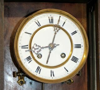 Antique Wall Clock Chime Clock Regulator 19th century KIENZLE 7