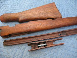 Enfield Rifle Furniture Wood Stock Set SMLE No1 Mklll Mk3 Buttplate 10