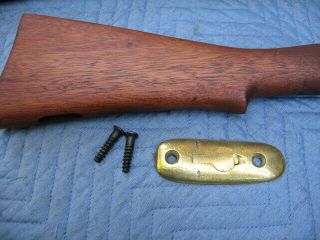 Enfield Rifle Furniture Wood Stock Set SMLE No1 Mklll Mk3 Buttplate 6