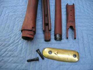 Enfield Rifle Furniture Wood Stock Set SMLE No1 Mklll Mk3 Buttplate 7