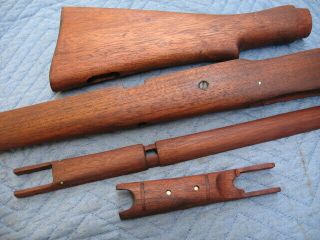 Enfield Rifle Furniture Wood Stock Set SMLE No1 Mklll Mk3 Buttplate 9