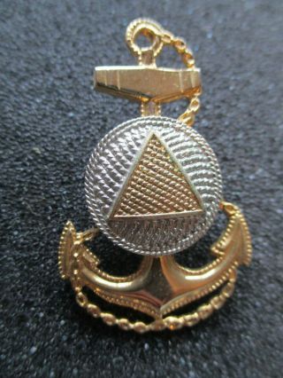 Older Us Coast And Geodetic Survey Chief Petty Officer Hat / Cap Insignia
