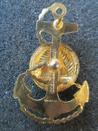 Older US Coast and Geodetic Survey Chief Petty Officer Hat / Cap Insignia 2