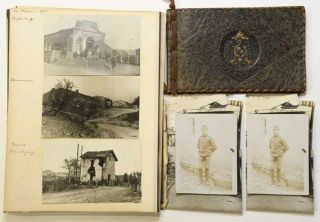 Wwi German Army Photo Album Grouping - Verdun,  St Mihiel -