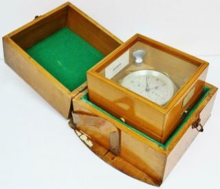 Antique English 2 Day Marine Chronometer Clock By Thomas Mercer Serial No 22350
