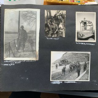 Wwii Photo Album Russians German Prisoners Tank Nazi Party Scottish Soldier