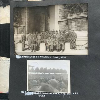 WWII PHOTO ALBUM RUSSIANS GERMAN PRISONERS TANK NAZI PARTY SCOTTISH SOLDIER 7