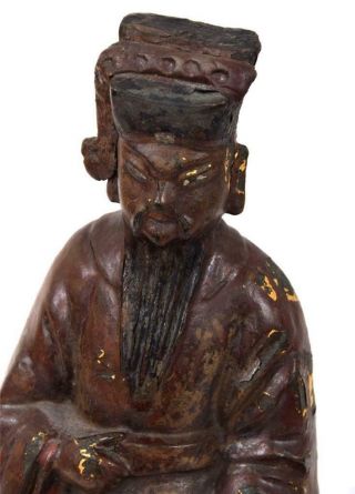 Antique Chinese Ming Bronze Emperor Gaozu of Han Calligraphy on Rear Base 6