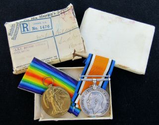 Wwi British Named Medal Group - Exc