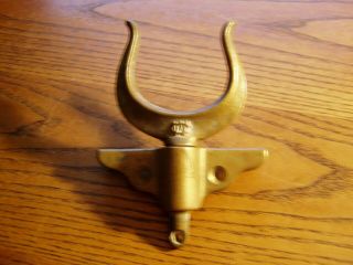 Vintage Solid Brass - Bronze Wilcox Crittenden 1,  Oar Lock With Mount