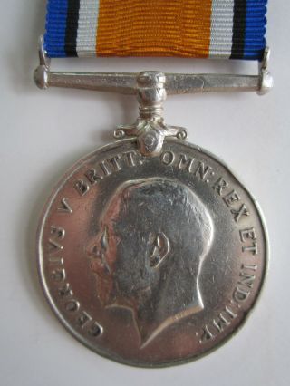 Canada Ww1 British War Medal - Pte.  A.  Brazeau 163rd Canadian Inf.  Battalin