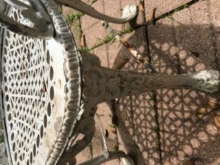 Antique Cast Iron Garden Chairs and Table 10