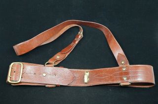 British Canadian Army Officers Sam Brown Belt Named Size 38
