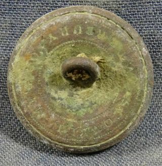 Civil War Relic Rhode Island Button Dug Up At Fredericksburg In The 1960 ' s 3