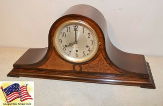 Fully Restored Seth Thomas Mahogany & Maple Antique Chime Clock No.  60 - 1936
