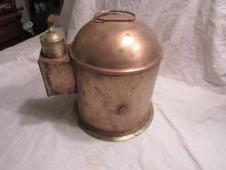 Antique Vintage Magnetic Nautical Gimbal Compass Ship Binnacle Copper/ Brass 4
