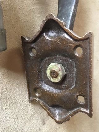Antique Art&Craft COPPER Exterior Entry Door Thumb Latch Pull Handle,  Lock Plate 6
