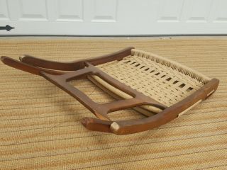 Hans Wegner Style Rope Folding Chair only 8