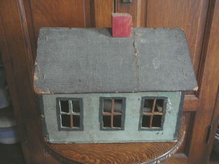 ANTIQUE 1925 FOLK ART COUNTRY SCHOOL HOUSE - SUNFLOWER DISTRICT 74 KANSAS 3