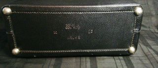 Vintage Leather cow hide Doctor medical Bag Kruse with key 12 25 9