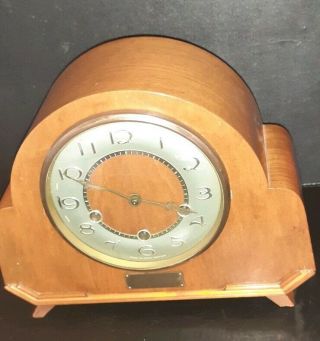 Smiths 8 Day Mantle Clock With Westminster Chimes