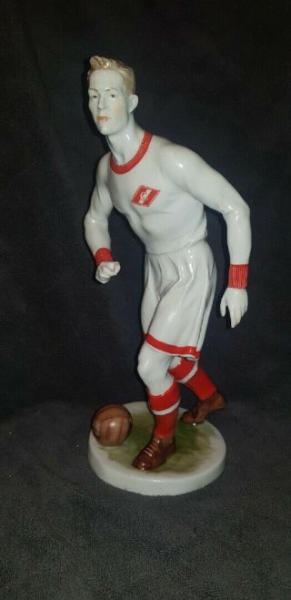 Sculpture " Football Player Spartak " Rare Lfz