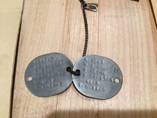 WW2 U.  S.  Navy Dog Tags And Personal Items - Iwo Jima Veteran 2