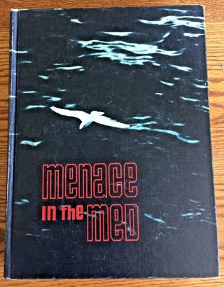 1964 - 1965 Uss Forrestal Aircraft Carrier Cruise Book " Menace In The Med "