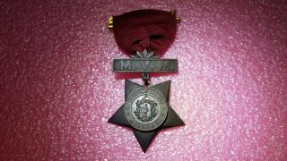 Vintage Army Massachusetts Volunteer Militia Marksmanship Medal Badge 1800s
