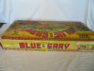 Marx Giant Blue& Gray playset box 5