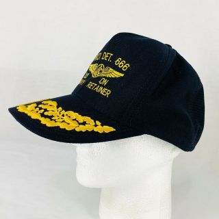 Naval Air Crew ATC VR21 Detachment 666 US Navy On Retainer Vintage Hat Cap 3