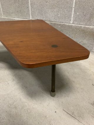 Danish Modern Teak Boomerang Table With Brass Legs Mid Century Vintage Modernist 4