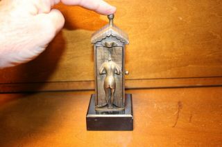 Austria NAMGREB BERGMAN Mechanical Nude Erotica Naughty Bronze Lady n Bathhouse 5