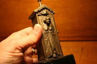 Austria NAMGREB BERGMAN Mechanical Nude Erotica Naughty Bronze Lady n Bathhouse 8