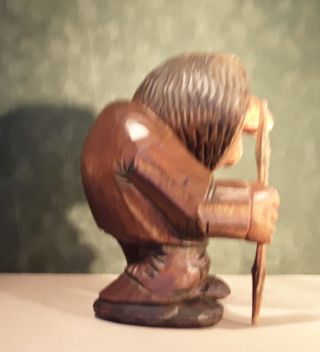 Handsome,  Hand Carved Troll from Norway SIGNED 1979,  Masterfully Crafted, 8