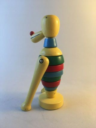 Rare Vintage BRIO Swedish wooden stacking toy.  Disney Pluto.  1967 - 1970. 2